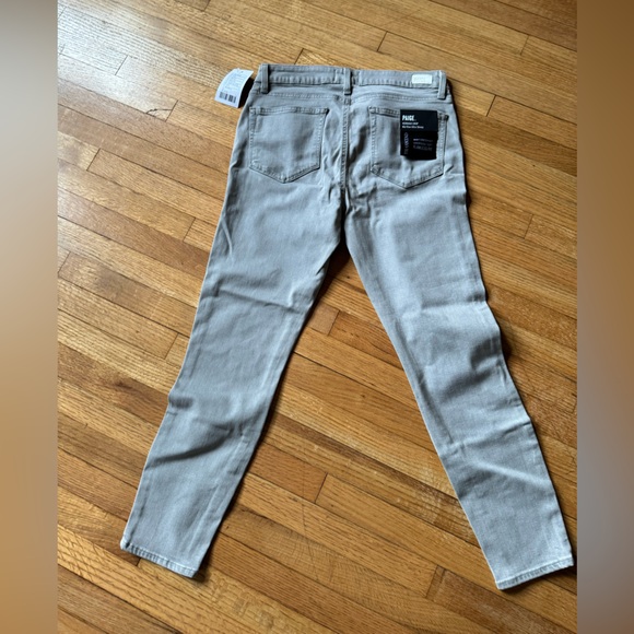 PAIGE Verdugo Crop Mid Riss Ultra Skinny NWT - Picture 3 of 11